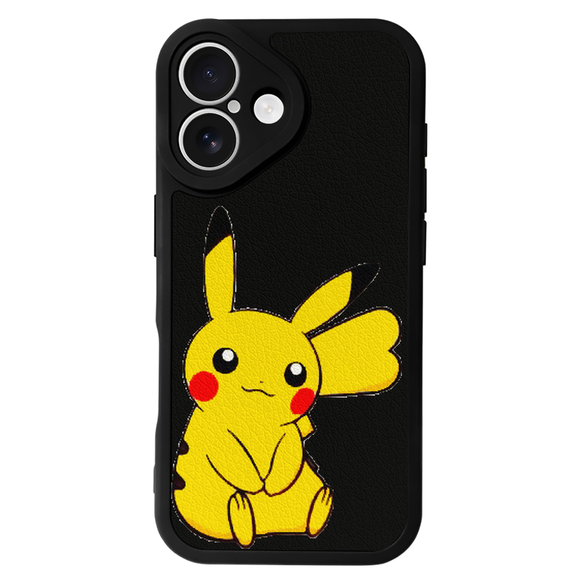 （画像用） ポケットモンスター Pokémon 【iPhone 16シリーズ対応】シリコンスマホケース（レザー調） 材質：シリコン